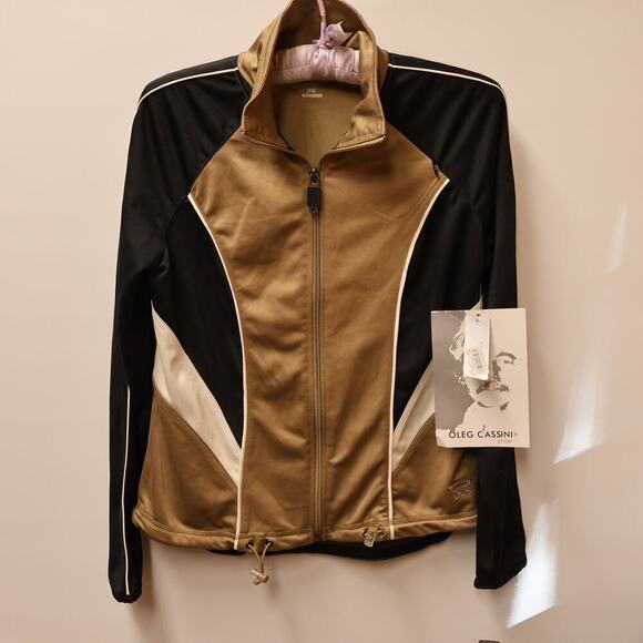 NWT Oleg Cassini Sport Breakthrough Jacket Size PS Zip front Hidden Pocket - Picture 3 of 10